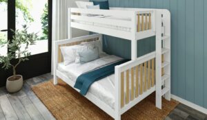 “Duo Dreamland: Discover the Best of Both Worlds with Queen and Twin Size Bunk Beds – Perfect Harmony of Comfort and Versatility”